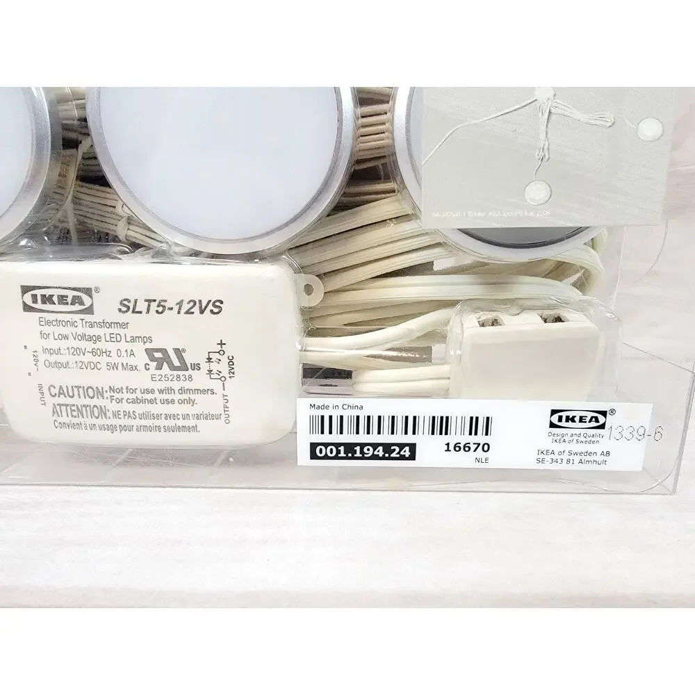IKEA Dioder LED Puck Lights 001.194.24 Under Cabinet Lighting Brand New